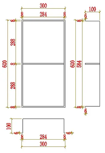 Полка для душа встроенная Nett YW-60, металлическая 60 см Белый - фото 6