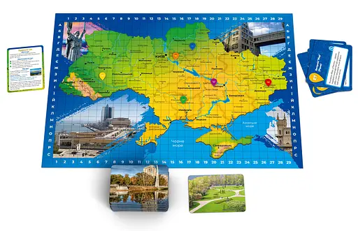 Відгадай локацію Україна Rozum - Настільна гра (R098UA) - фото 4