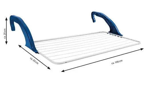 Сушилка для белья навесная Casa Si Padua XL White (CS92726C12) - фото 3