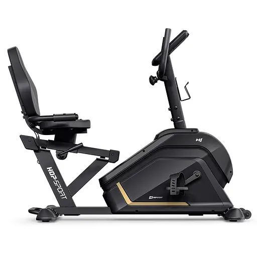 Горизонтальний велотренажер Hop-Sport HS-120L Ravel чорний - фото 3