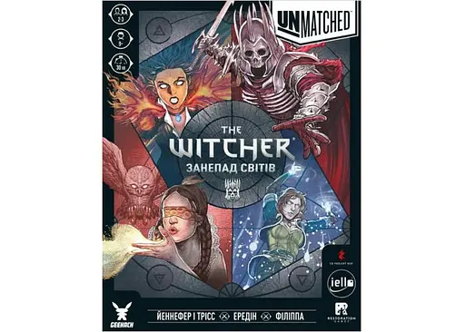 Настільна гра Geekach Games Unmatched: The Witcher. Занепад світів (Realms Fall) (укр.) (GKCH0250) - фото 2