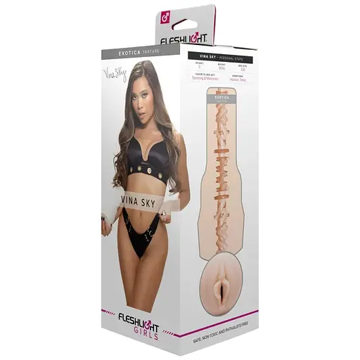 Мастурбатор Fleshlight Girls Vina Sky - Exotica, зі зліпком вагіни, дуже ніжний