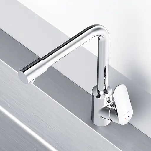 Смеситель для кухни на две воды Am.Pm Like L-излив F8005700 Хром - фото 5