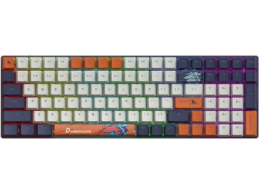 Клавіатура бездротова Motospeed Darmoshark K1 Pro RGB Gateron Blue (dmk1progb)