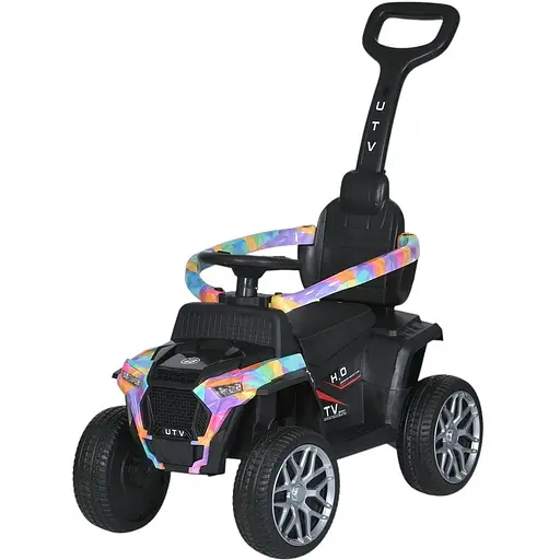Дитяча каталка-толокар Bambi Racer M 5731EL-12 із батьківською ручкою та музикою