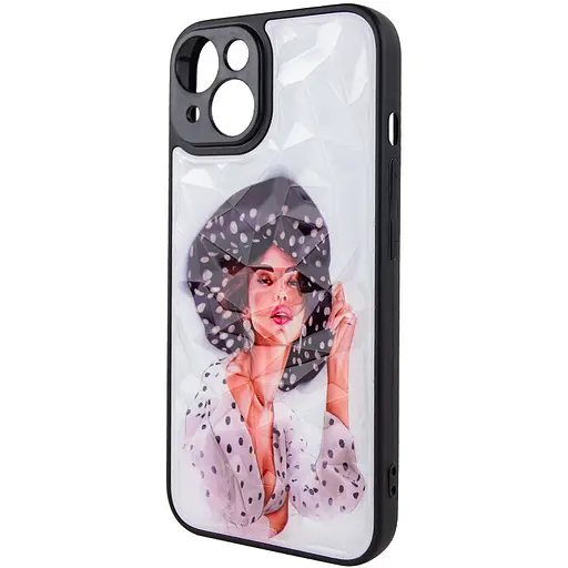 Чохол Epik TPU+PC Prisma Ladies для Apple iPhone 14, 6.1 Girl in a hat - фото 3