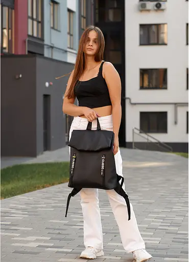 Женский рюкзак Sambag Rene LZTe черный 37 х 31 х 14 см (27108001e) - фото 6