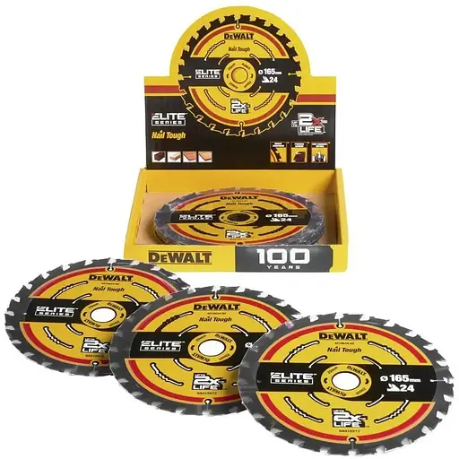 Диск пиляльний DeWalt Elite Extreme 165 х 20 х 24 мм (DT10400)