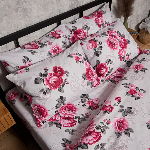 Комплект постільної білизни Moon&Star Бязь Gold Люкс Rose Whisper Полуторний Євро 160х220наволочки 2х40х60 - фото 4