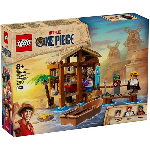 Конструктор LEGO One Piece Хижина в Поселке Ветряков 229 деталей (75636)
