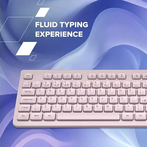 Клавиатура Canyon HKB-W01 UK/US AAA Wireless Beige (CNS-HKBW01BG) - фото 7