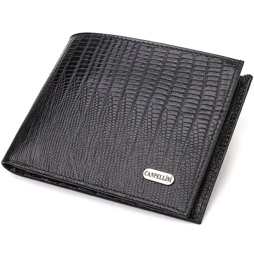 Мужской кожаный кошелек Canpellini 12.5х9.5х2 см acs0025639 - фото 1