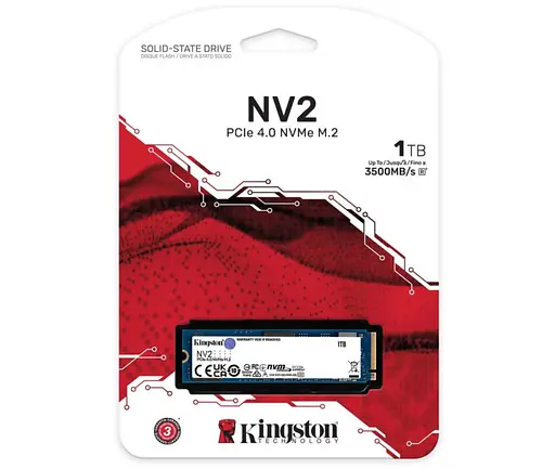 SSD накопичувач KINGSTON NV2 1 TB M.2 2280 PCIe 4.0 NVMe (SNV2S/1000G) - фото 3