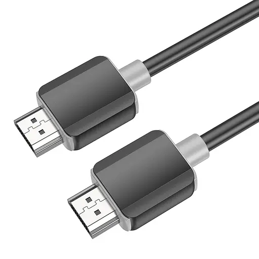 Кабель HOCO US08 HDTV 2.0 male-to-male 4K HD data cable(L=2M) Black - фото 4