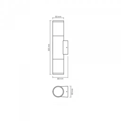 LED Светильник архитектурный AR092B IP54 VIDEX 2xGU10 - фото 6