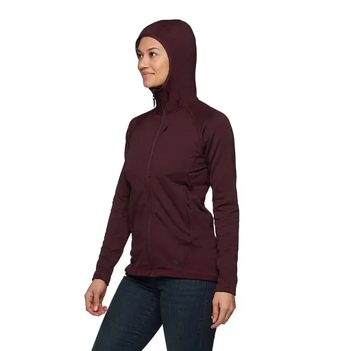 Кофта Black Diamond W Factor Hoody Bordeaux L (1033-BD 7440806018LRG1) - фото 4