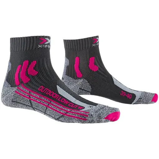 Шкарпетки X-Socks Trek Outdoor Low Cut Women 41-42 Чорний/Фіолетовий (1068-XS-TS16S19W 41-42 G0)