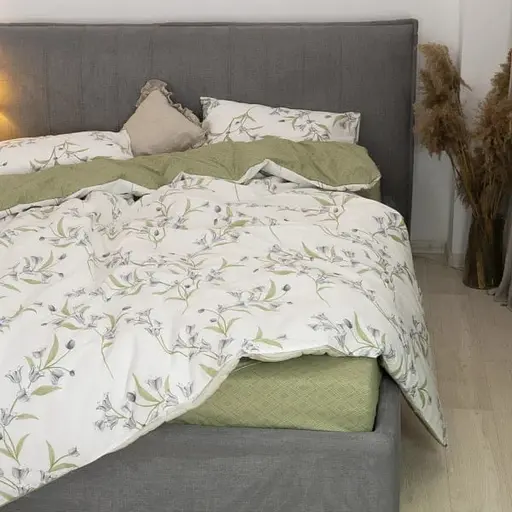 Комплект постільної білизни Viluta євро ранфорс 24277 100% бавовна - фото 5