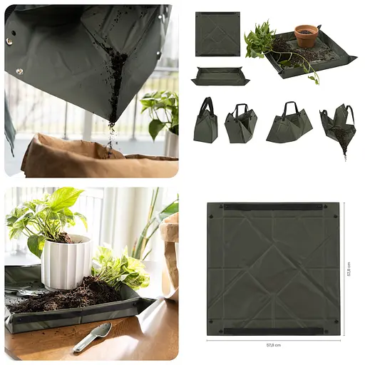 Коврик для садоводства с ручками Fiskars Fold-up Planting Mat 58х58 см (1080776) - фото 2