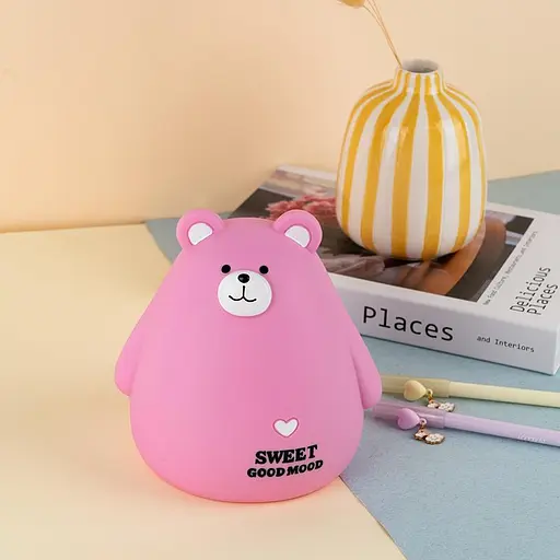 Копилка Kite Pink Bear розовая - фото 2