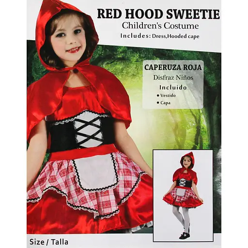 Карнавальний костюм для дівчинки Devilon Червона шапочка 110-120 см (091053B) - фото 2