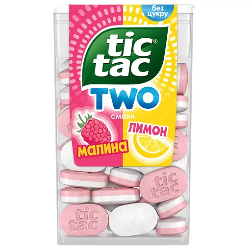 Драже Tic Tac Two Малина-Лимон 38.5 г