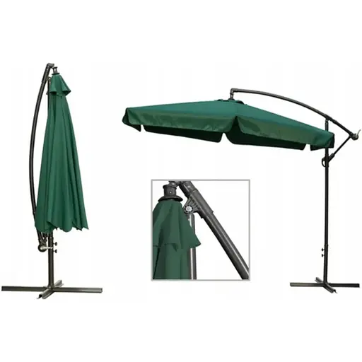 Зонтик садовый Di Volio Empoli 300см зеленый - фото 5
