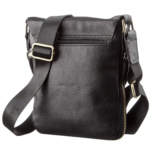 Сумка кожаная мужская SHVIGEL 21х18х2-3 см sum0012778 - фото 2