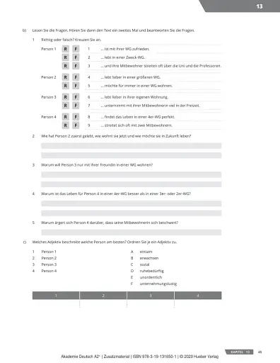 Akademie Duetsch A2+ Zusatzmaterial. Band 2 - фото 3