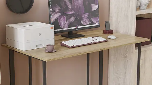 Компьютерный стол Ferrum-decor Ханна 75x140x70 черный ДСП Дуб Сонома 16мм (FRD-103522) - фото 2