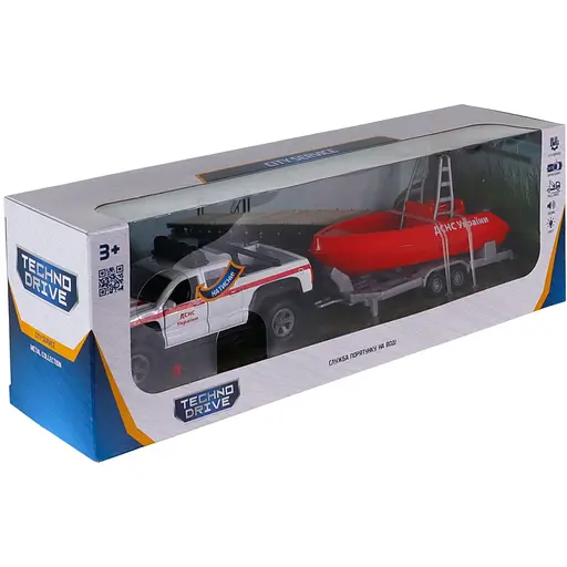 Ігровий набір TechnoDrive Служба порятунку на воді зі світлом та звуком (510217.270) - фото 13