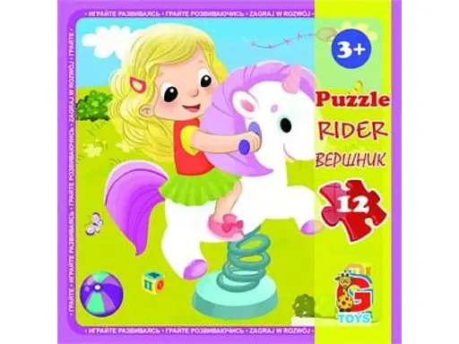 Пазлы G-Toys Детская площадка, 12 элементов, LX01