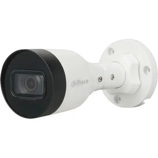 IP камера Dahua DH-IPC-HFW1230S1 (2.8мм), White, 2 Мп, 1/2.8" CMOS, 1920x1080, H.264H, H.264B, Smart H.265+/Smart H.264+, LAN с PoE, f=2.