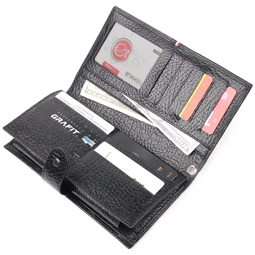 Шкіряний клатч KARYA 19.5х10,3х3 см acs0023978 - фото 5