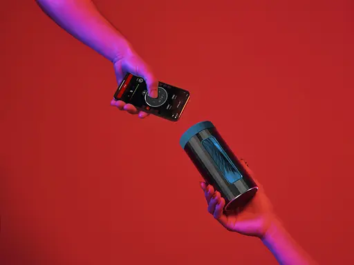 Автоматический мастурбатор Lelo F1s V3 XL голубой - фото 2