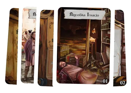 Настільна гра Geekach Games Шерлок. Середньовіччя 3 в 1. Набір 1 (Sherlock) (укр.) (GKCH085MA) - фото 7