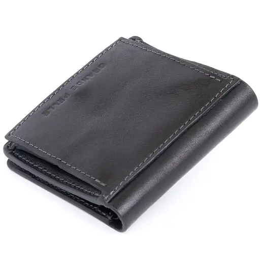 Кожаный портмоне Grande Pelle 9.5х10х2 см acs0016032 - фото 2