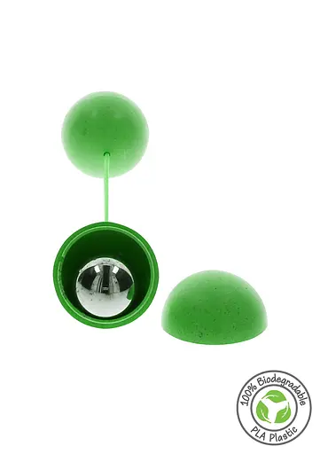 Вагінальні кульки Fuck Green Sphere Balls, 3.2 см, зелений - фото 6