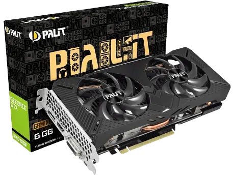 Відеокарта GeForce GTX 1660 Super 6GB Palit GP OC (NE6166SS18J9-1160A-1) Б/В