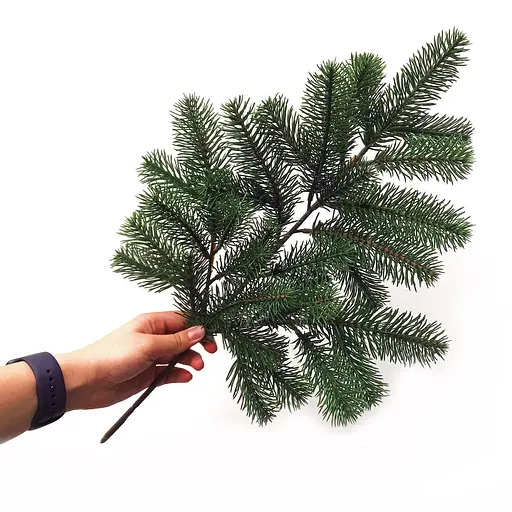 Гілка хвойна Hvoya Premium лита зелена 53 см 16 шт. - фото 2