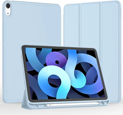 Чохол-книжка CDK для Apple iPad Air 11" M3 2025 Еко-шкіра силікон Smart Case cлот стилус (015026) white ice - фото 2