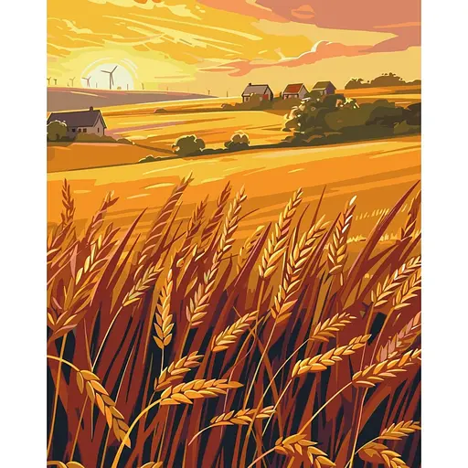 Картина за номерами "Сонячне поле" Art Craft 11053-AC 40х50 см - фото 1