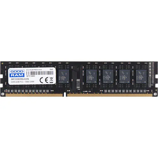 Модуль памяти GoodRam DDR3 2Gb 1333 MHz (GR1333D364L9/2G) Б/у - фото 1
