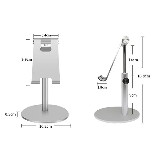 Тримач настільний FL-218 алюмінієвий для телефону - фото 8
