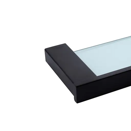 Полиця для ванної кімнати Kroner KRP Edelstahl Kubus - SCH3907 CV025662, Чорний матовий - фото 3