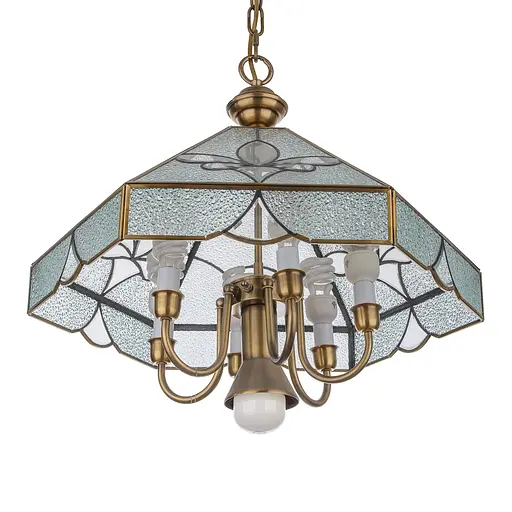 Люстра підвісна Brille кантрі E27 40W PB (BL-640S/7) - фото 2