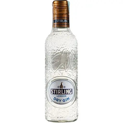 Джин Stirling London Dry Gin 37.5% 0.35 л - фото 1