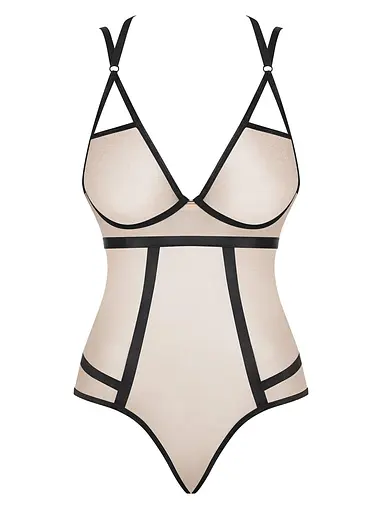 Боді Obsessive Nudelia S/M тілесний - фото 5