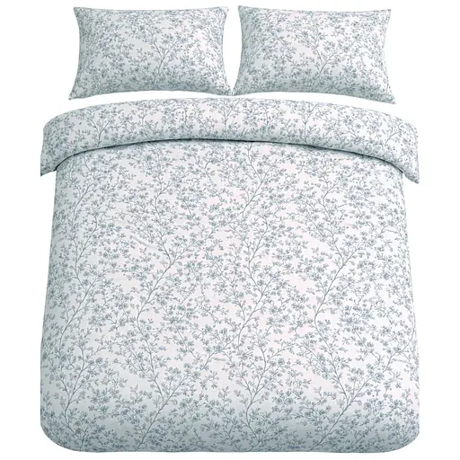 Підковдра Ecotton фланель White/ Black 150х215 см білий з принтом (25542)