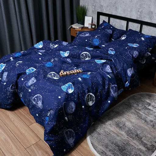 Підковдра Moon&Star Мікросатин Premium Cosmic Dreams King Size 220x240 см - фото 3